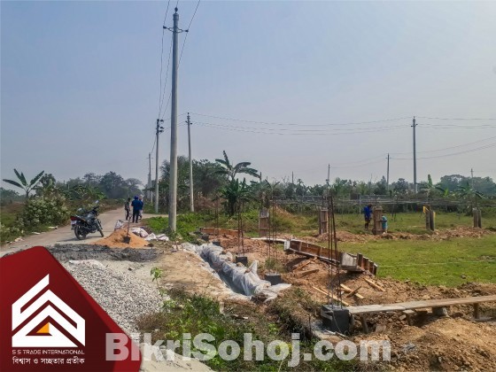 North Facing 5 Katha Plot Sale, Sector 8 in RAJUK Purbachal